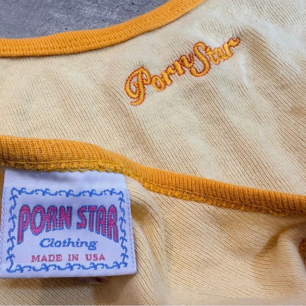 Vintage 90s Brand Porn Star Halter Crop Top